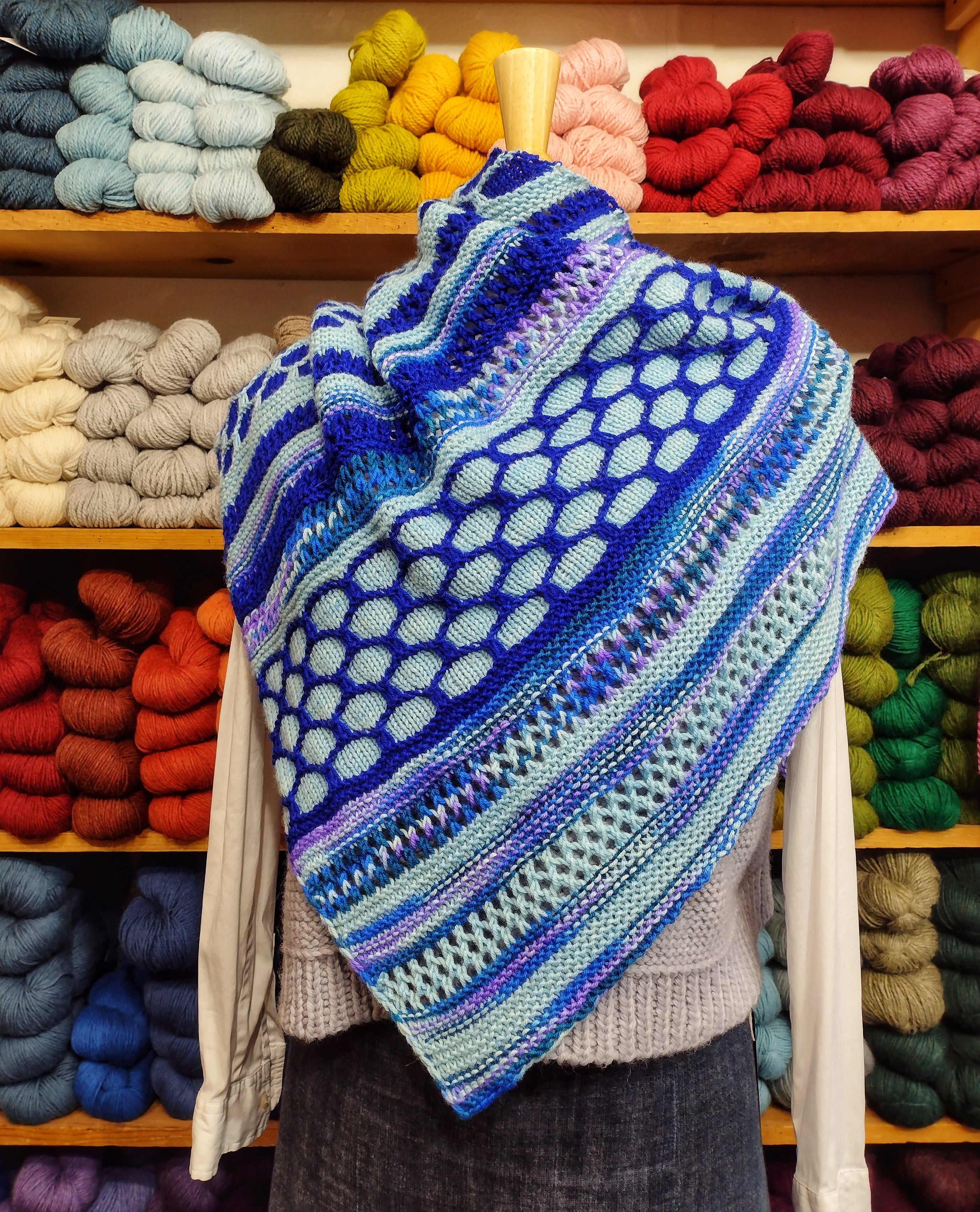 Blissed Out Bigtime Shawl – Northwest Wools