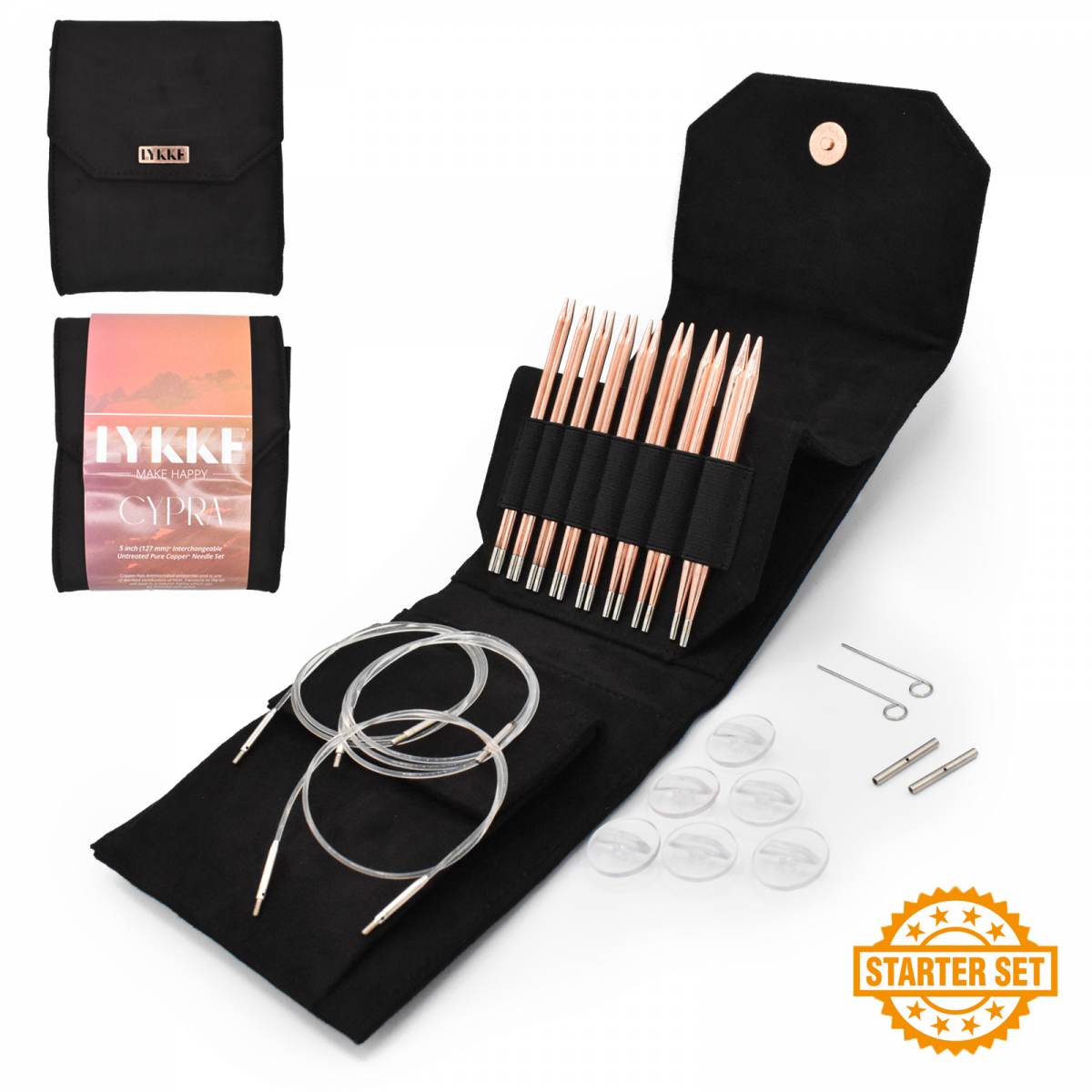 Cypra Copper Interchangeable Needle Set