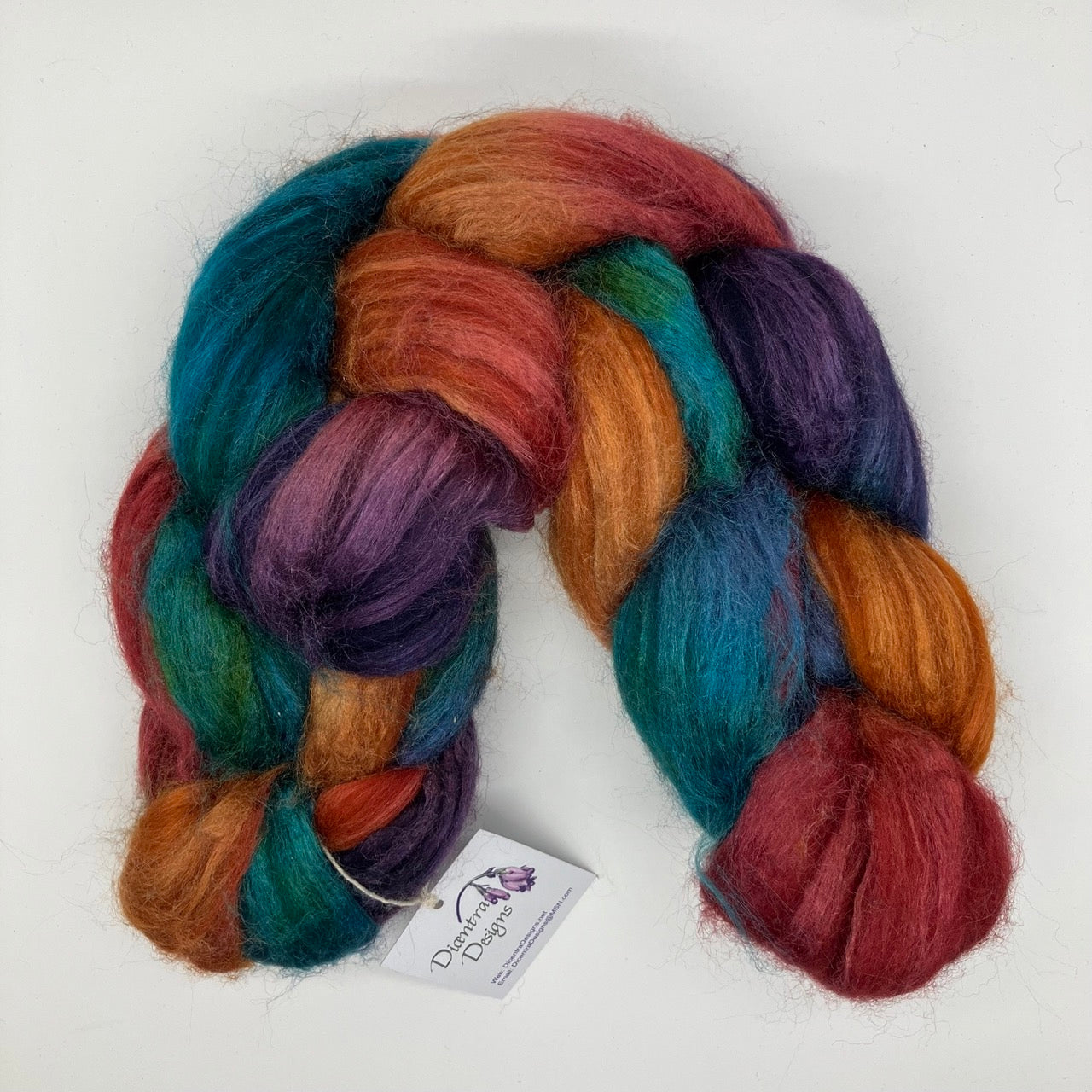 Polwarth/Silk Roving