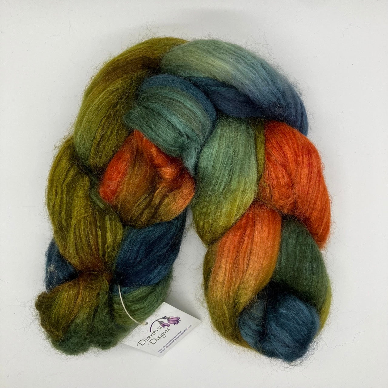 Polwarth/Silk Roving