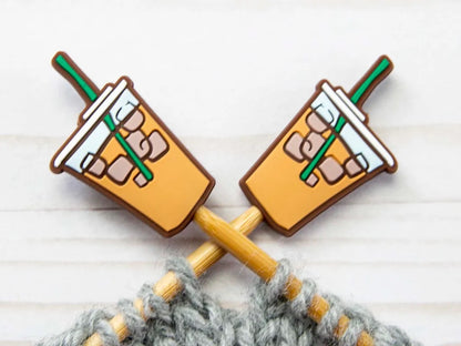 Fox and Pine Stitch Stoppers