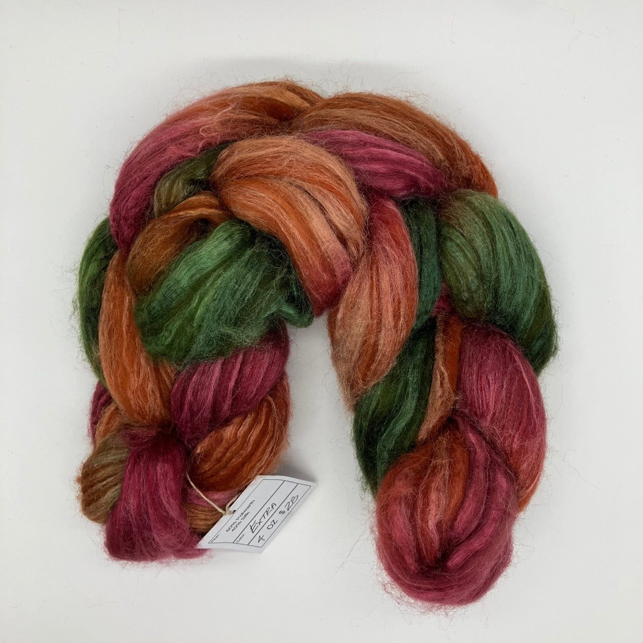 Polwarth/Silk Roving