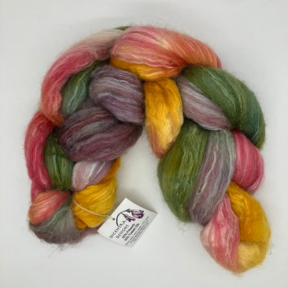 Polwarth/Silk Roving