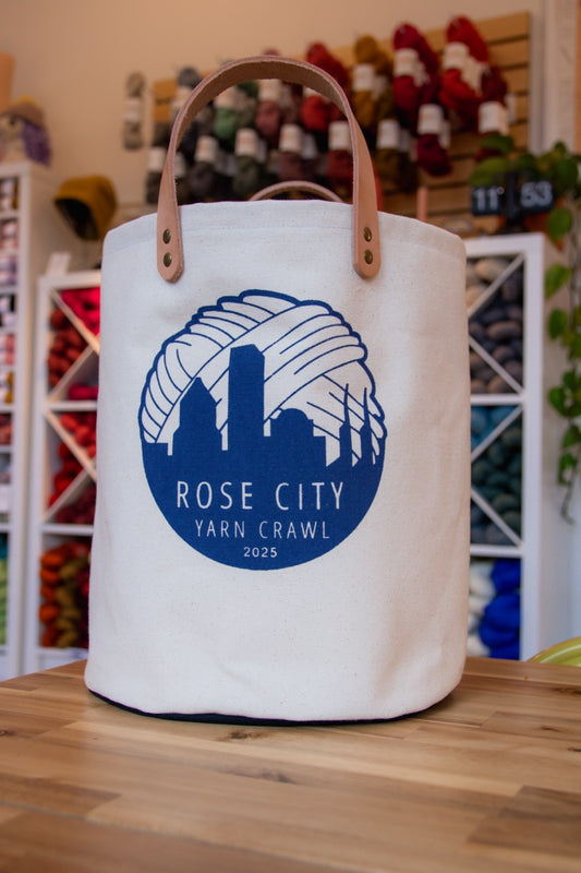 2025 Rose City Yarn Crawl Bucket Bag