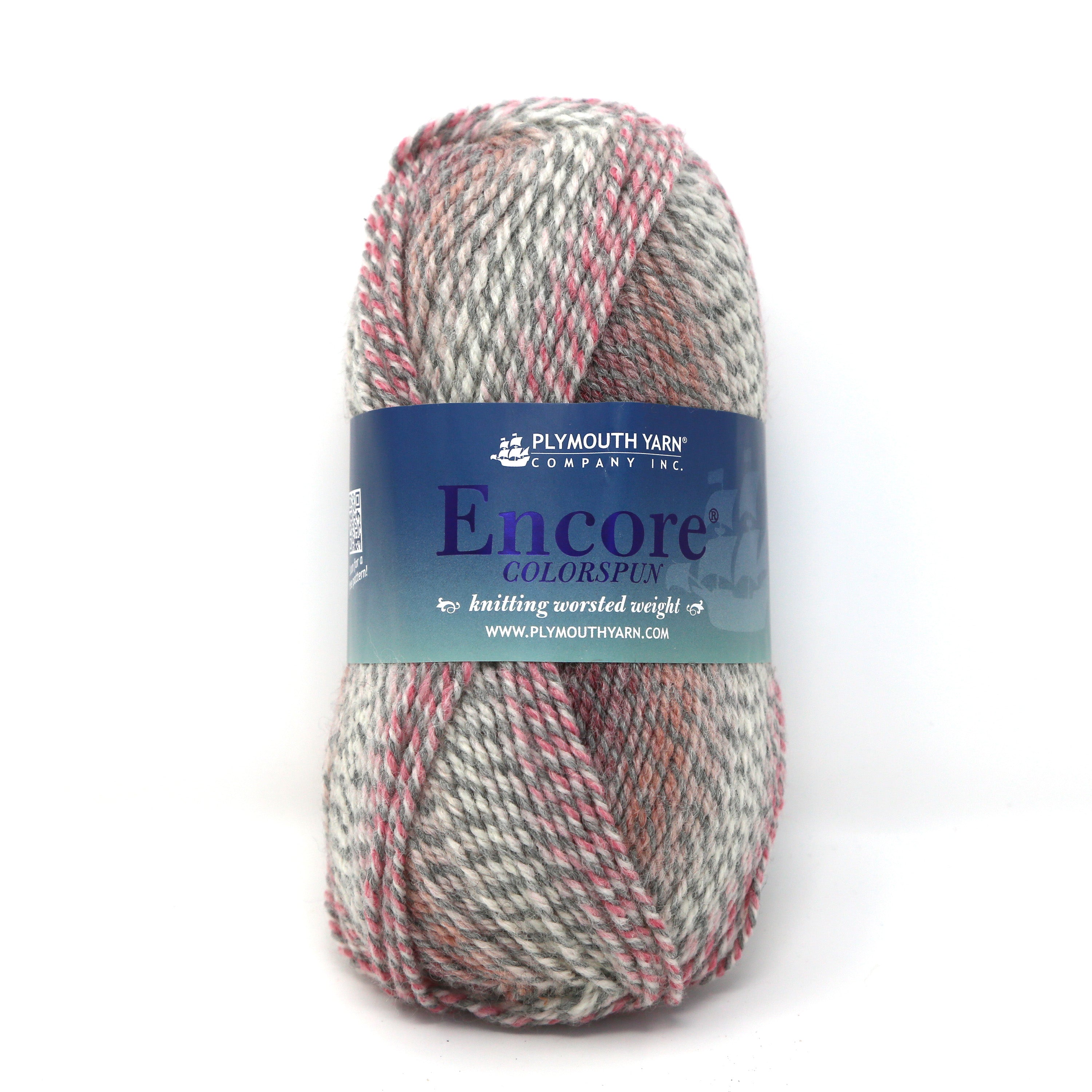 Plymouth top Encore yarn, 75% acrylic and 25% wool, size 4, 10 skeins